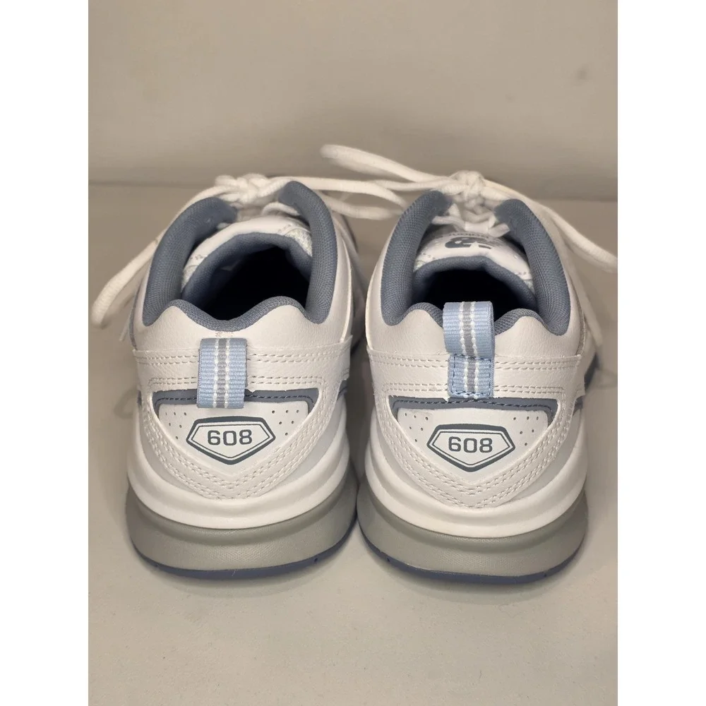 New Balance Unisex 608 V5 WX608WB5 White Casual Shoes Sneakers Size M 7 W 8.5
